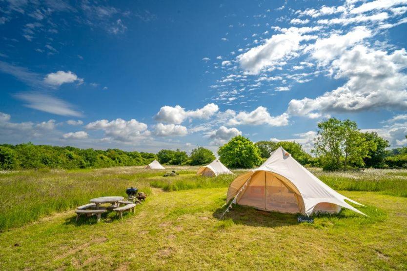 Willa Red Clover At Blanca'S Bell Tents Ringstead  Zewnętrze zdjęcie