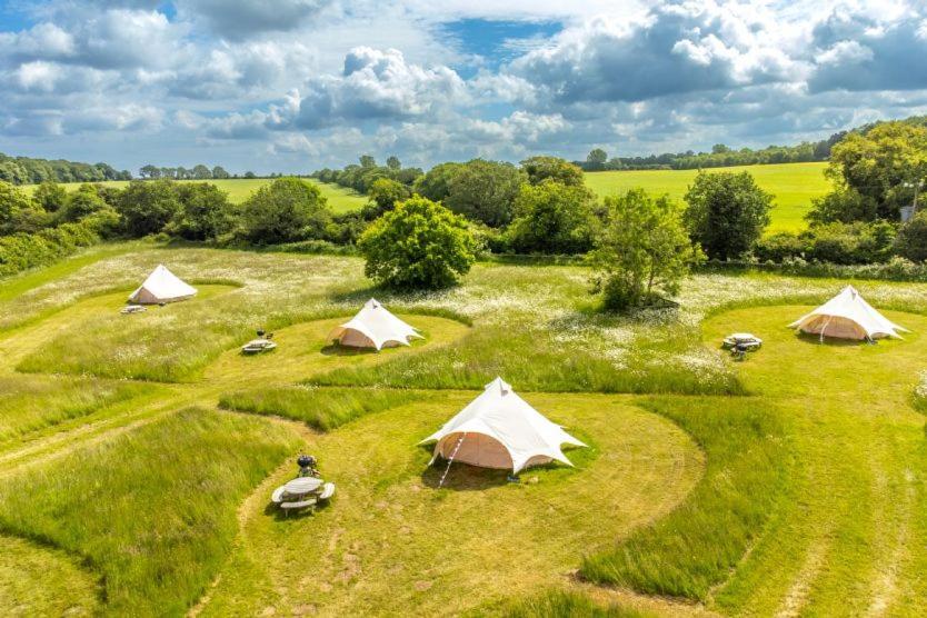 Willa Red Clover At Blanca'S Bell Tents Ringstead  Zewnętrze zdjęcie